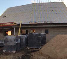 La maison est abritée ! fini l'eau dans la maison ;)