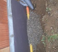Installation du drainage