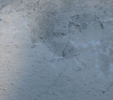 Fissure de retrait? Pourtant il n a pas fait specialement chaud? Le CDT nous dit que c  est normal. A surveiller...