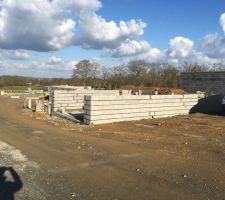 Début élévation RDC