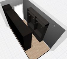 Projet dressing PAX... Éléments de gauche.