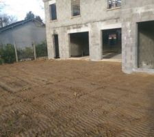 Aplatissement des Terres coté jardin