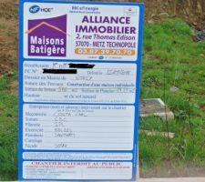 Panneau de chantier