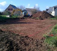 D&eacute;capage des terres pour fondations du VS