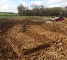 Terrassement commencé