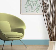 Plinthe pvc design pour chambre du petit dernier