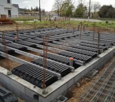 Le vide technique en cours de r&eacute;alisation