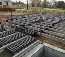 Le vide technique en cours de r&eacute;alisation