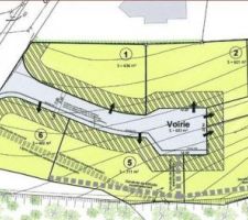 Plan du lotissement
Nous avons le lot 5