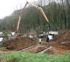 Preparation et coulage des fondations