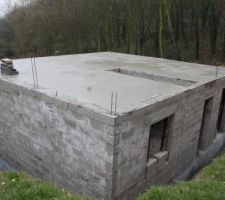 Coulage de la dalle du 1er