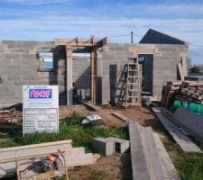 D&eacute;coffrage poteaux