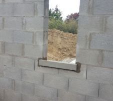 Le coffrage de la cave à vin :)