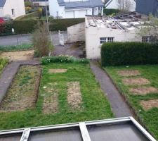 Derniere photo du terrain avant travaux