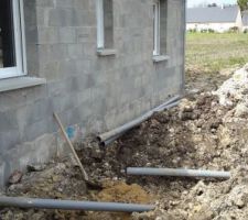 Mon mari se charge des canalisations eaux us&eacute;es ,eau pluviale