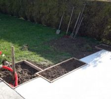 Emplacement des jardinières