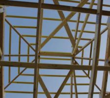 Construction de la charpente, suite.