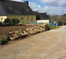 Muret de soutient