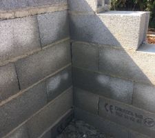 Jonction garage / vide sanitaire