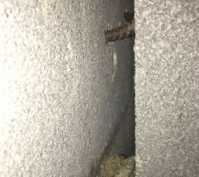 Jonction vide sanitaire / garage