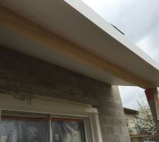 Habillage en pvc du dessous de toit