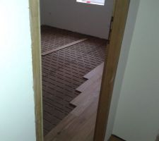 Réalisation du parquet du 1er etage