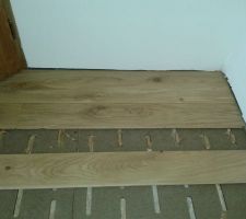 Réalisation du parquet du 1er etage