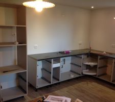 Cuisine en cours de montage
