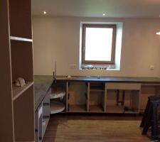 Cuisine en cours de montage