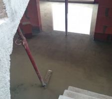 Eau stagnante au RDC_Inf suite à 2 jours de pluie