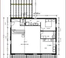 Plan du RDC de la maison