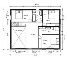 Plan de l'étage de la maison
