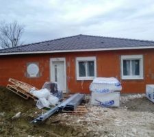 Livraison des placo et rails