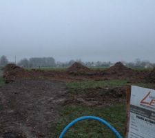 Le terrassement de la maison