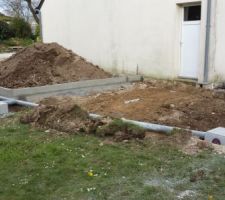 Tuyauterie eaux de pluie et regard