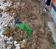 Préparation évacuation pluvial et eaux usées