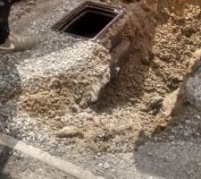Préparation raccordement de l'eau (compteur) et eaux usées