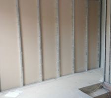 Cloison du couloir de l &eacute;tage