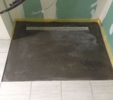 Douche a l'italienne prêt a carreler
