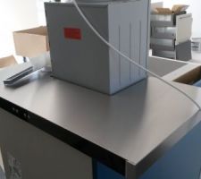 Pose de notre cuisine choisie chez Schmidt. manque le plan de travail en granit noir