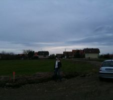 Notre terrain d'angle - parcelle 18