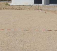 Implantation au sol de la maison.