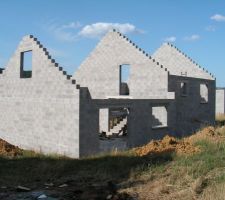 Vue sur la façade arrière