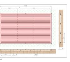 Plan pour terrasse à niveau du terrain