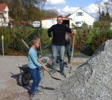 Prolongement du chemin en famille