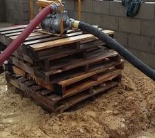 Et le lendemain le vide sanitaire transformer en piscine,va falloir pomper................