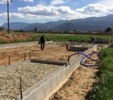 Soubassement en cours