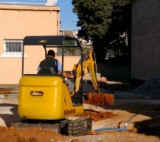 Remise "au propre" du terrain de la future copropriété