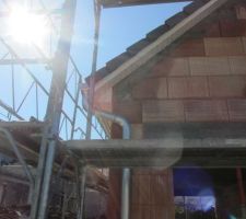 Descente goutti&egrave;re