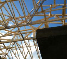 Charpente vu du RDC